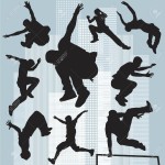 9739633-set-silhouettes-parkour-Stock-Vector-parkour-silhouette-jumping